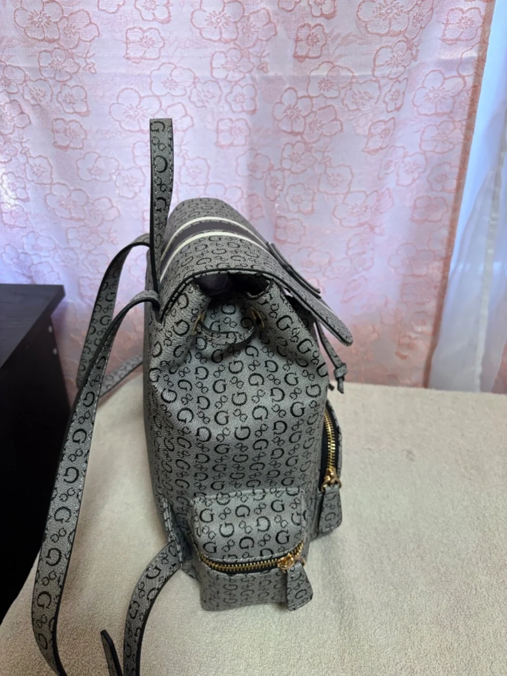 Guess black backpack